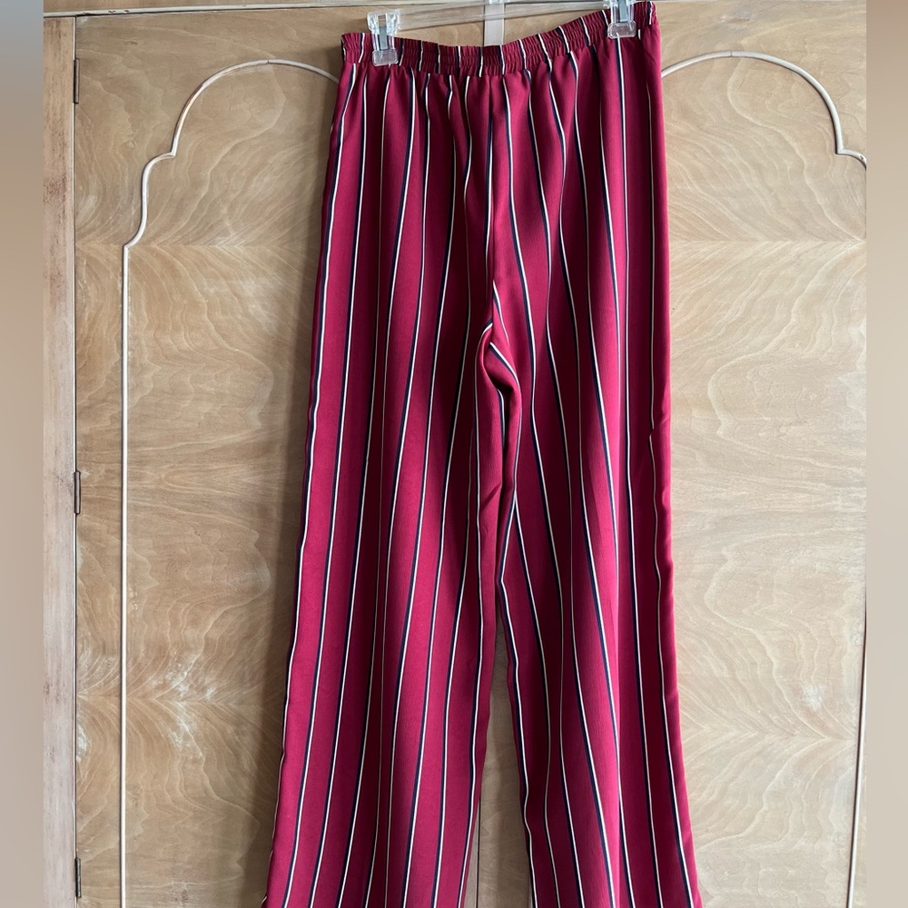Mustard Seed M brick red, white and black, pants - Picture 6 of 12